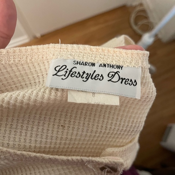 Vintage Sharon Anthony Green Button Midi Dress Grunge Revival - Picture 5 of 7